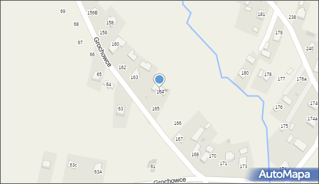 Grochowce, Grochowce, 164, mapa Grochowce