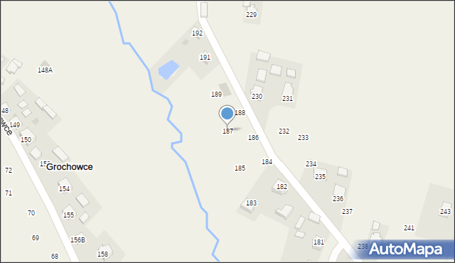 Grochowce, Grochowce, 187, mapa Grochowce
