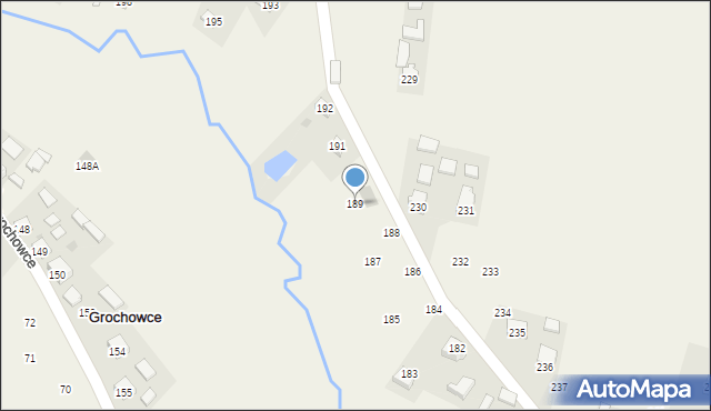 Grochowce, Grochowce, 189, mapa Grochowce