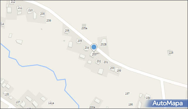 Grochowce, Grochowce, 203, mapa Grochowce