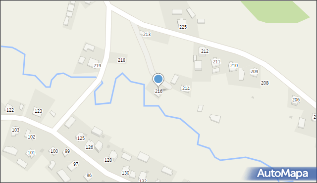 Grochowce, Grochowce, 216, mapa Grochowce