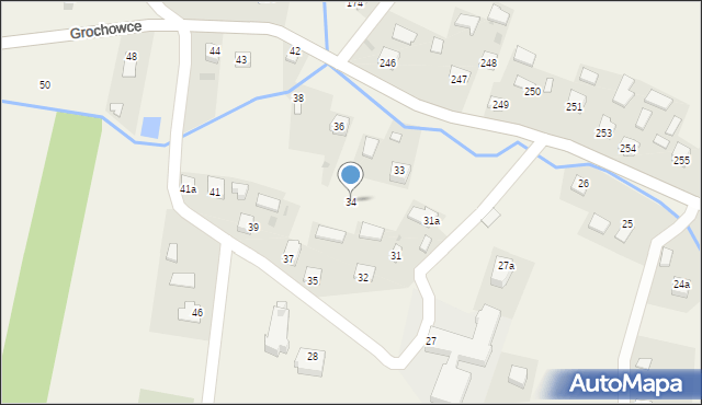 Grochowce, Grochowce, 34, mapa Grochowce