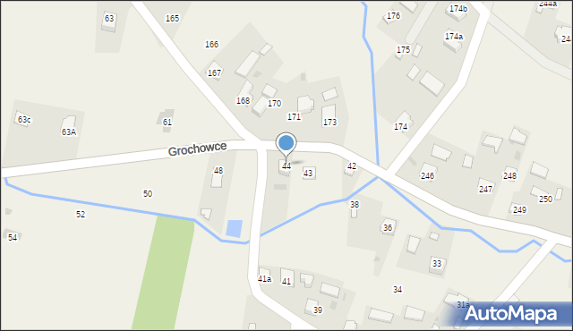 Grochowce, Grochowce, 44, mapa Grochowce