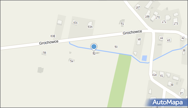 Grochowce, Grochowce, 52, mapa Grochowce