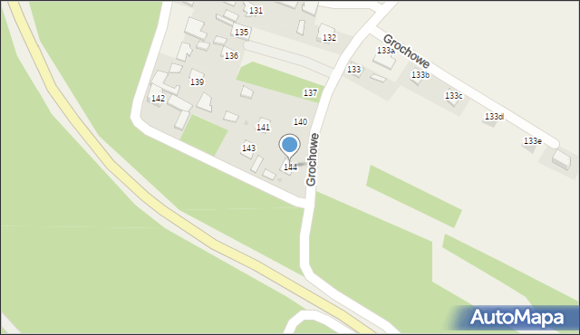 Grochowe, Grochowe, 144, mapa Grochowe