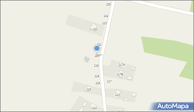 Grochowe, Grochowe, 220, mapa Grochowe