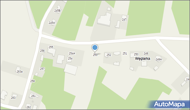 Grochowe, Grochowe, 253, mapa Grochowe