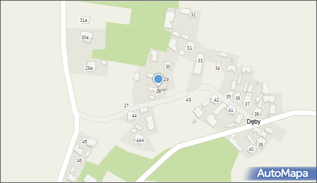 Grochowe, Grochowe, 28, mapa Grochowe