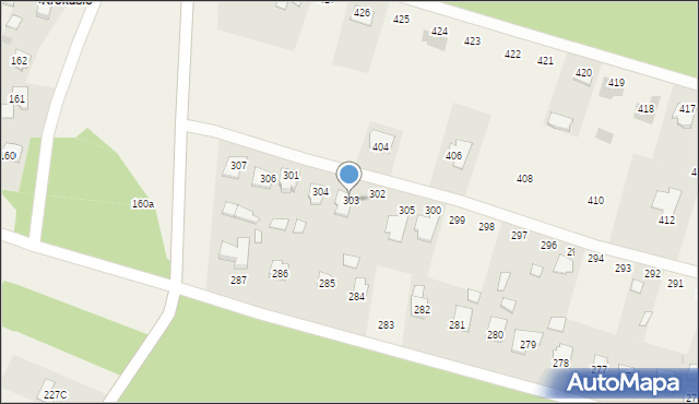 Grochowe, Grochowe, 303, mapa Grochowe