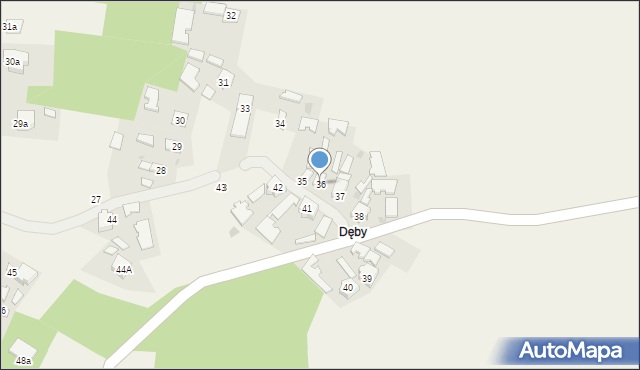 Grochowe, Grochowe, 36, mapa Grochowe