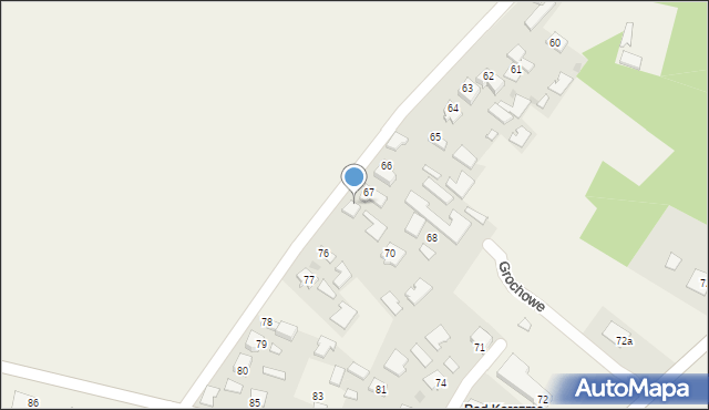 Grochowe, Grochowe, 69, mapa Grochowe