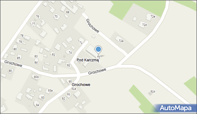 Grochowe, Grochowe, 72, mapa Grochowe