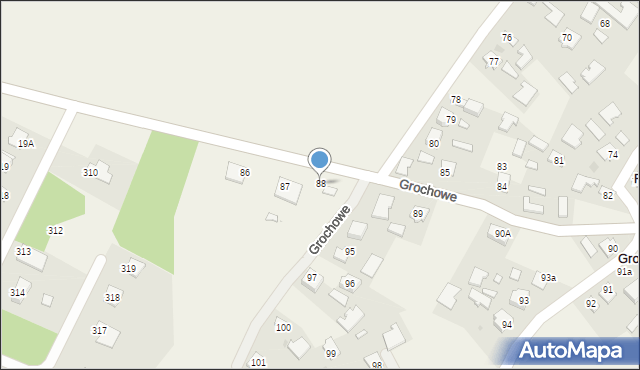 Grochowe, Grochowe, 88, mapa Grochowe