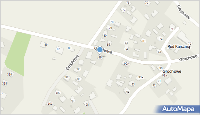 Grochowe, Grochowe, 89, mapa Grochowe