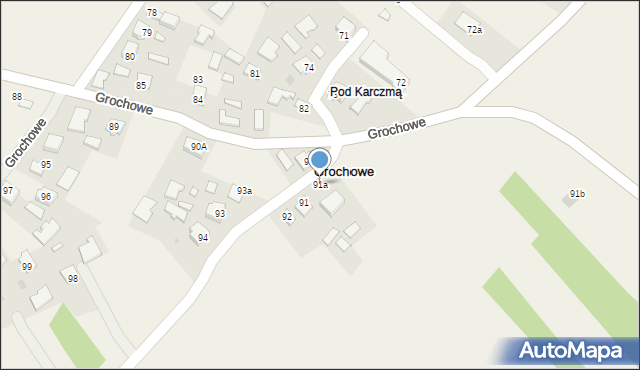 Grochowe, Grochowe, 91a, mapa Grochowe