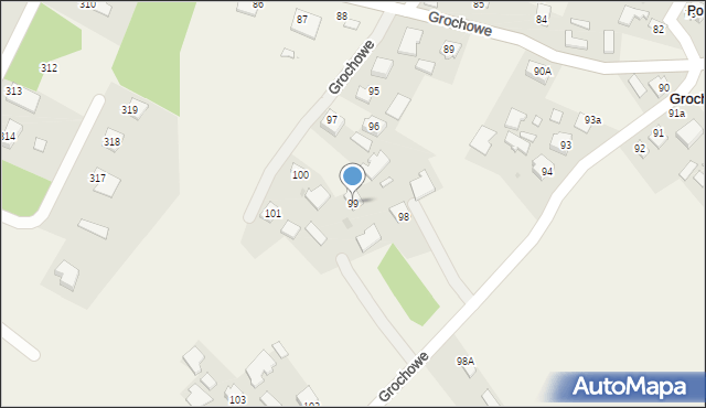 Grochowe, Grochowe, 99, mapa Grochowe