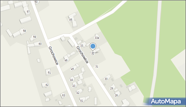 Grochowice, Grochowice, 32, mapa Grochowice