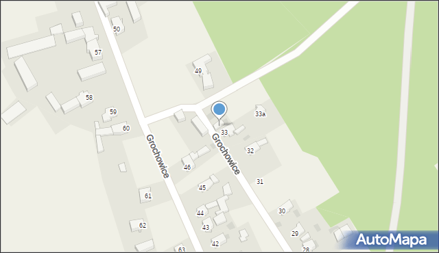 Grochowice, Grochowice, 33B, mapa Grochowice