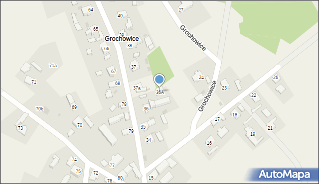 Grochowice, Grochowice, 36A, mapa Grochowice