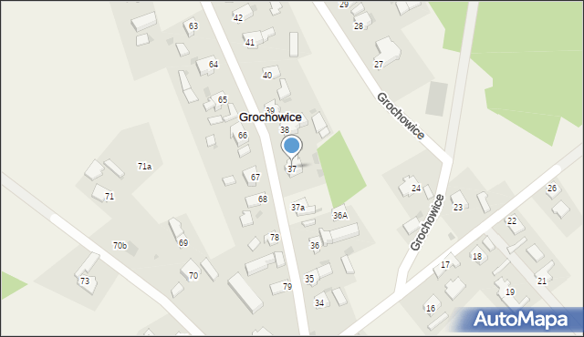Grochowice, Grochowice, 37, mapa Grochowice