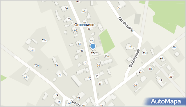 Grochowice, Grochowice, 37a, mapa Grochowice