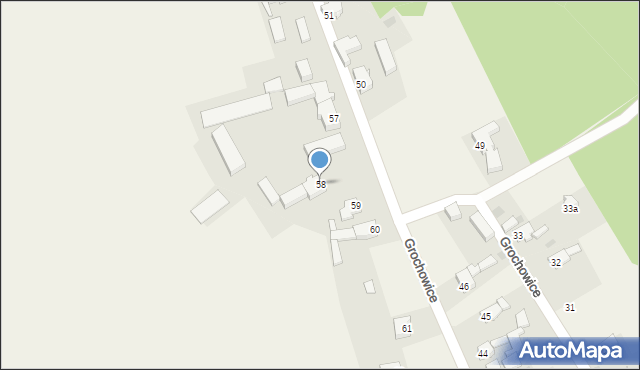 Grochowice, Grochowice, 58, mapa Grochowice