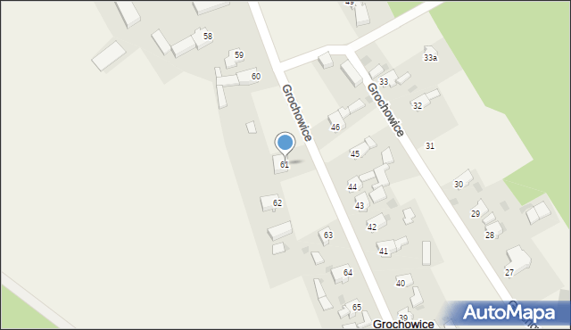 Grochowice, Grochowice, 61, mapa Grochowice