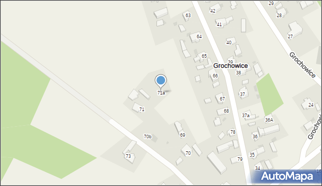 Grochowice, Grochowice, 71a, mapa Grochowice