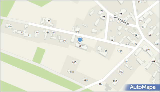 Grochowice, Grochowice, 96, mapa Grochowice