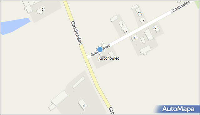 Grochowiec, Grochowiec, 4, mapa Grochowiec