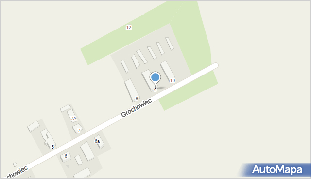 Grochowiec, Grochowiec, 9, mapa Grochowiec