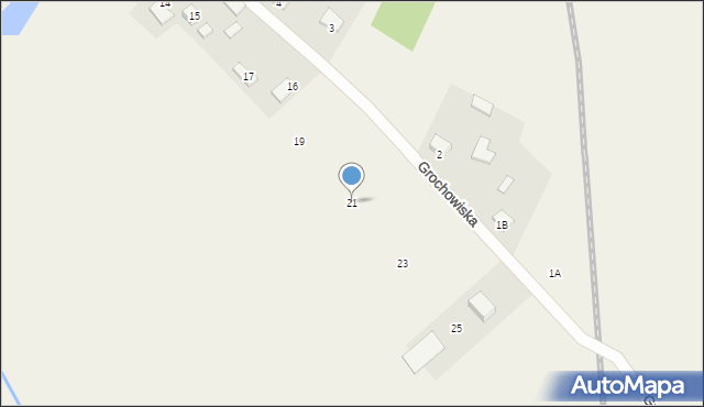 Grochowiska, Grochowiska, 21, mapa Grochowiska