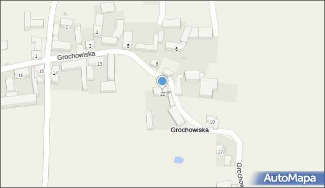 Grochowiska, Grochowiska, 12, mapa Grochowiska