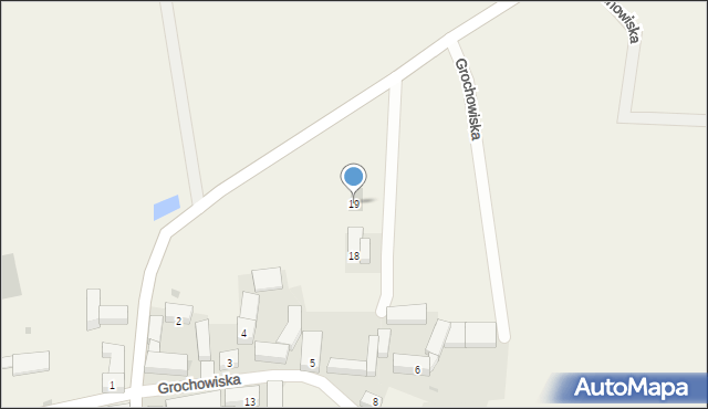 Grochowiska, Grochowiska, 19, mapa Grochowiska