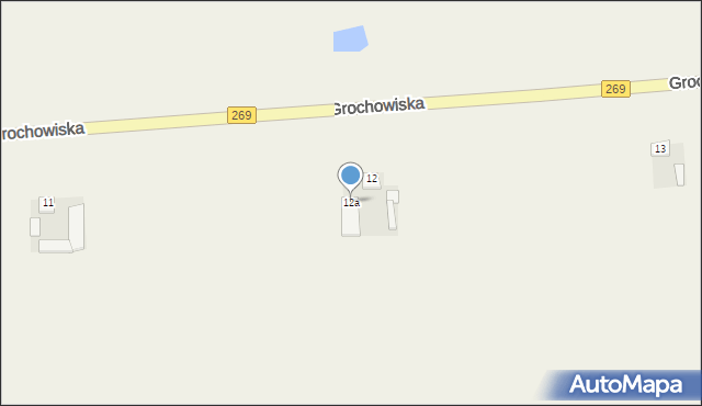 Grochowiska, Grochowiska, 12a, mapa Grochowiska