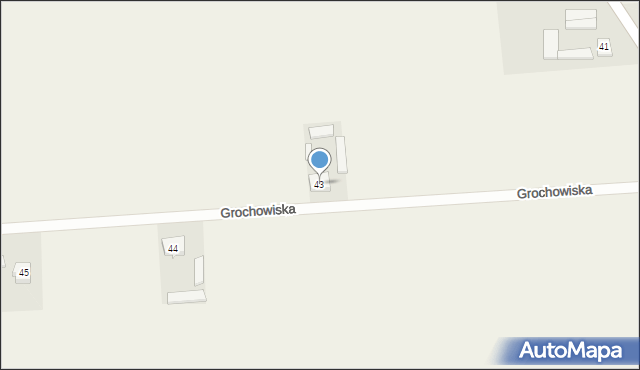 Grochowiska, Grochowiska, 43, mapa Grochowiska