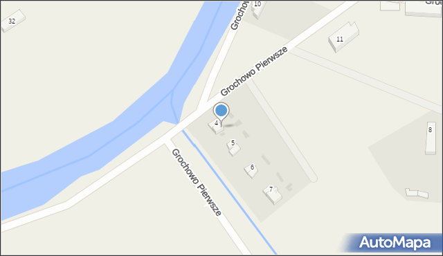 Grochowo Pierwsze, Grochowo Pierwsze, 4A, mapa Grochowo Pierwsze