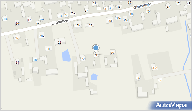 Grochowy, Grochowy, 29, mapa Grochowy