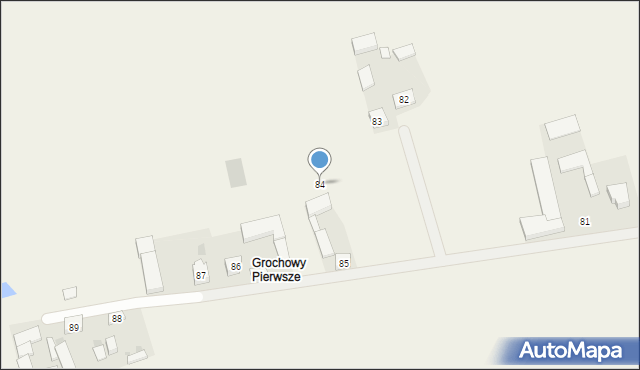 Grochowy, Grochowy, 84, mapa Grochowy