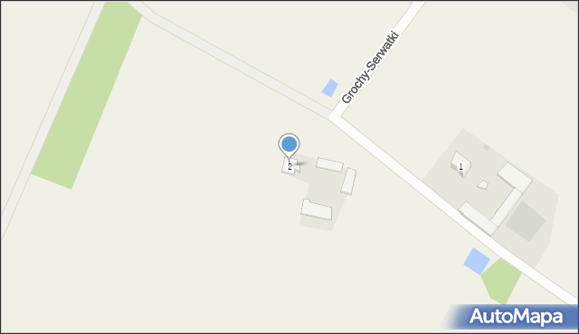 Grochy-Serwatki, Grochy-Serwatki, 2, mapa Grochy-Serwatki