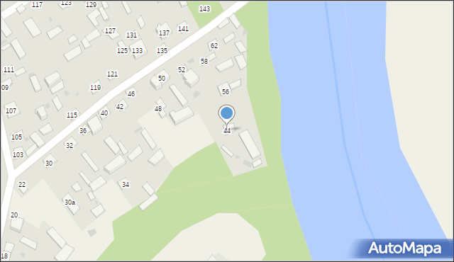 Gródek, Gródek, 44, mapa Gródek