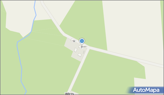 Gródek, Gródek, 57, mapa Gródek