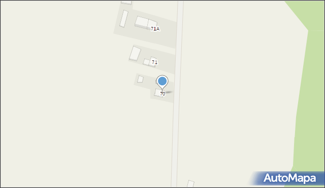Gródek, Gródek, 70, mapa Gródek