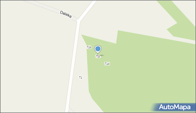 Gródek, Gródek, 71c, mapa Gródek