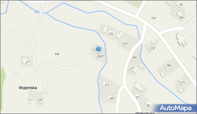 Gródek, Gródek, 101, mapa Gródek