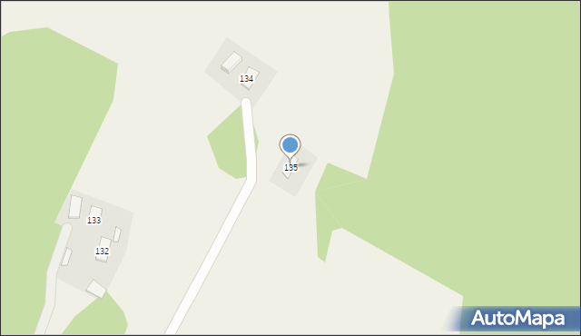 Gródek, Gródek, 135, mapa Gródek