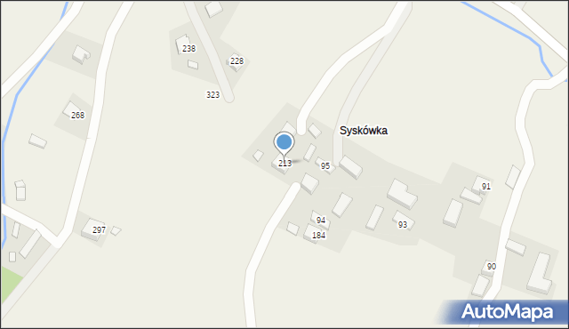 Gródek, Gródek, 213, mapa Gródek