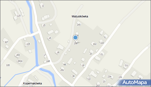 Gródek, Gródek, 239, mapa Gródek