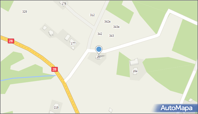 Gródek, Gródek, 267, mapa Gródek