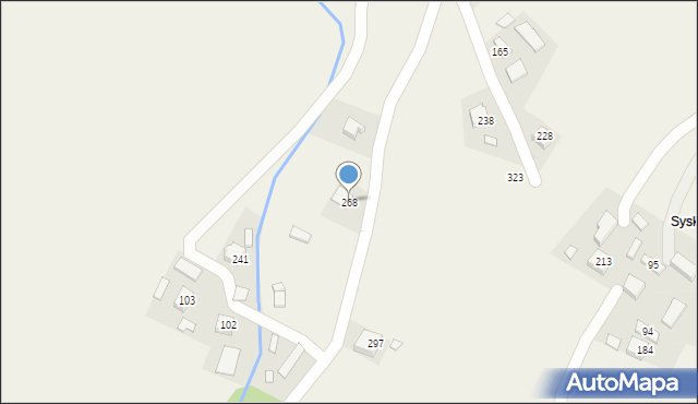 Gródek, Gródek, 268, mapa Gródek